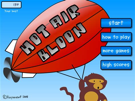 bloons hot air balloon